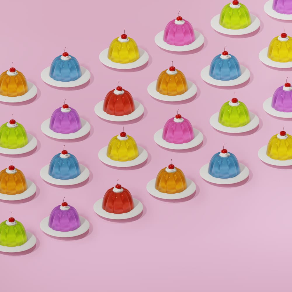 Colorful Jelly Treats by Julia Ramiro — canvas wall art