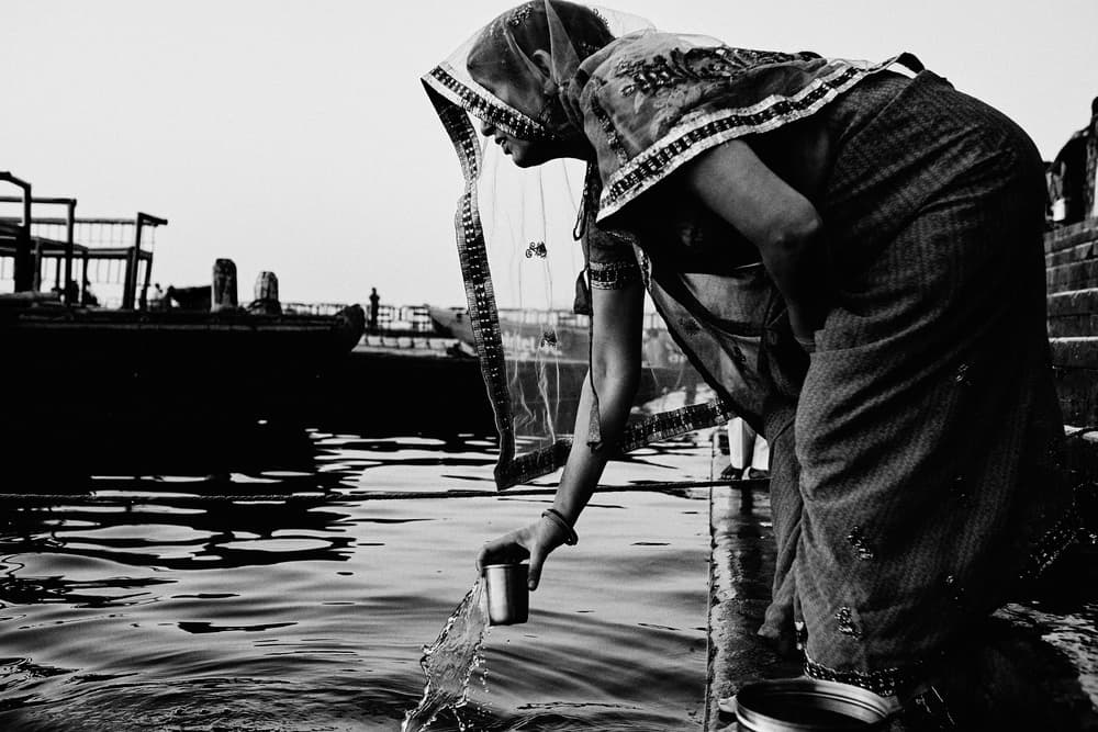 Ganges River Ritual by Luís Godinho — canvas wall art