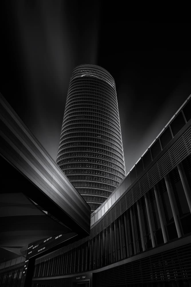 Modern Urban Skyscraper by Jorge Ruiz Dueso — canvas wall art
