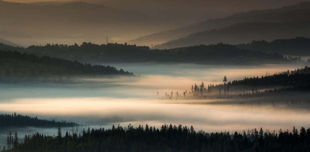 Misty Mountain Sunrise by Slawomir Kowalczyk AFRP  FIAP  IAAP — canvas wall art