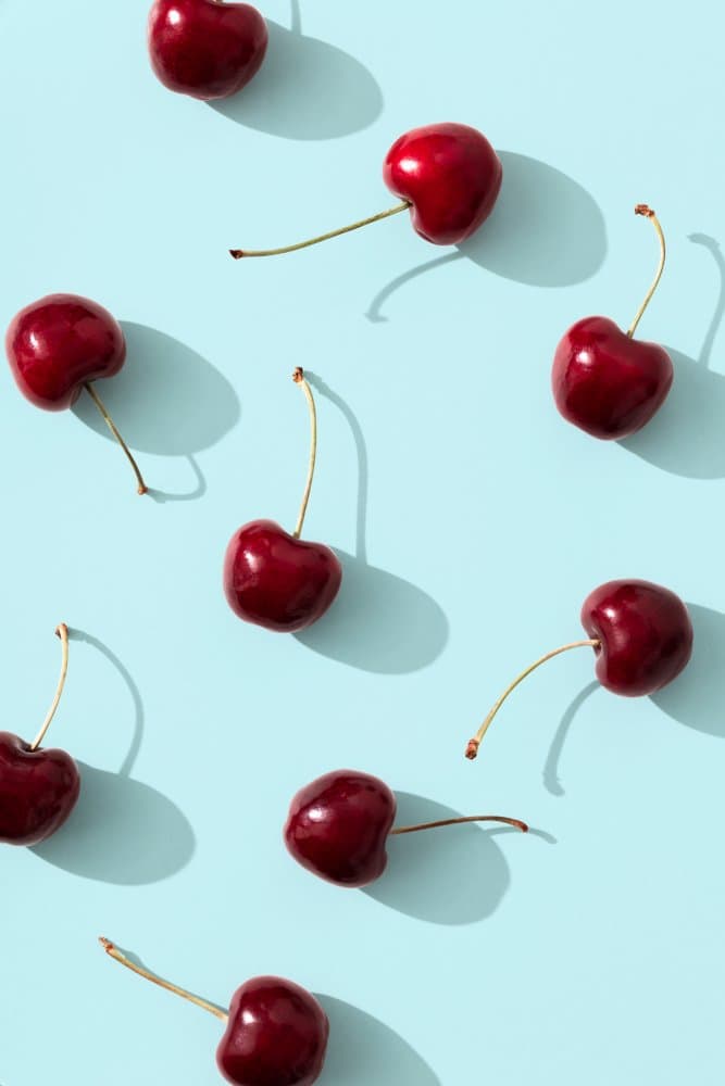 Sweet Red Summer Cherries by Pictufy Studio III — canvas wall art