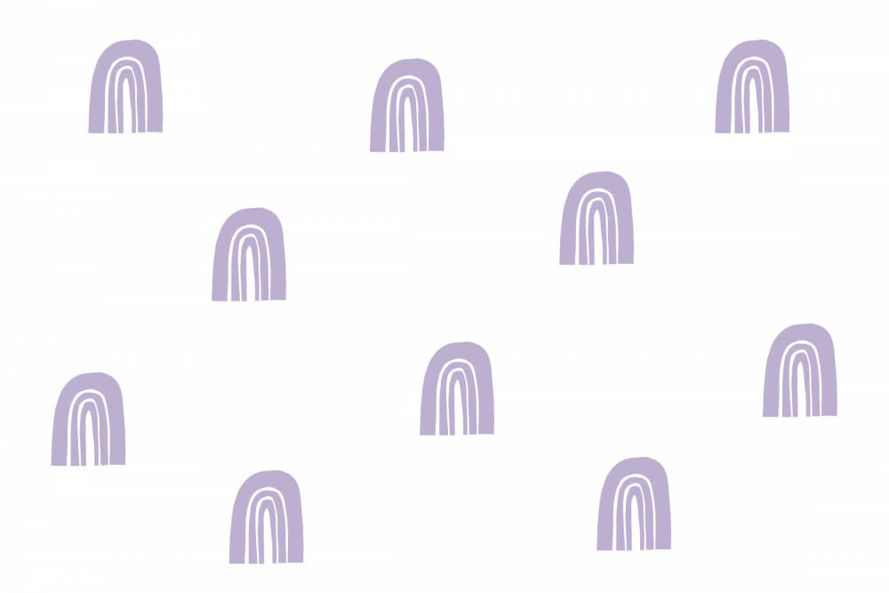 Lavender Arches by uplusmestudio — canvas wall art