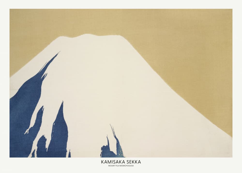 Mount Fuji From Momoyogusa by Kamisaka Sekka — canvas wall art