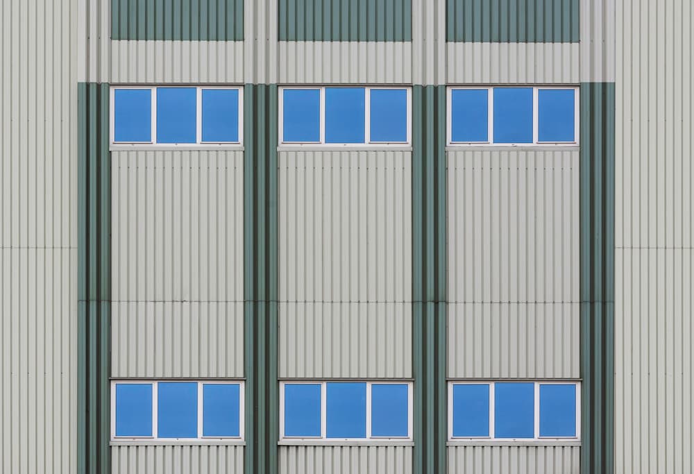 Geometric Building Facade by Jan Niezen — canvas wall art