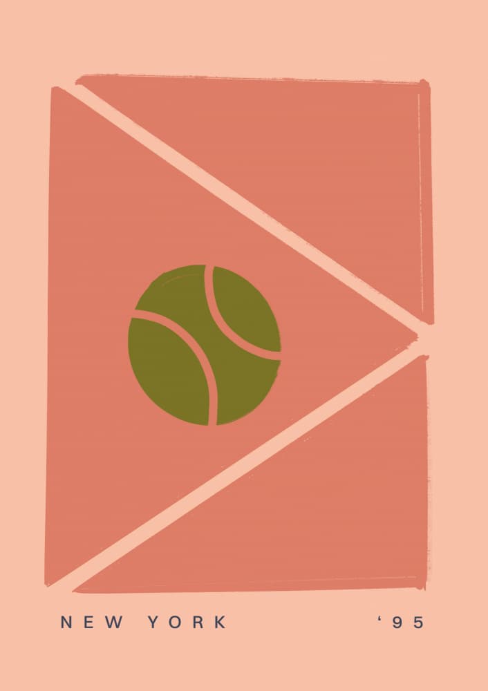 Newyorktennis1995no02 by Treechild — canvas wall art