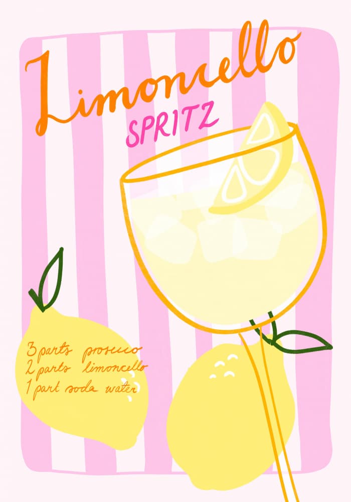 Limoncello Spritz by Athene Fritsch — canvas wall art