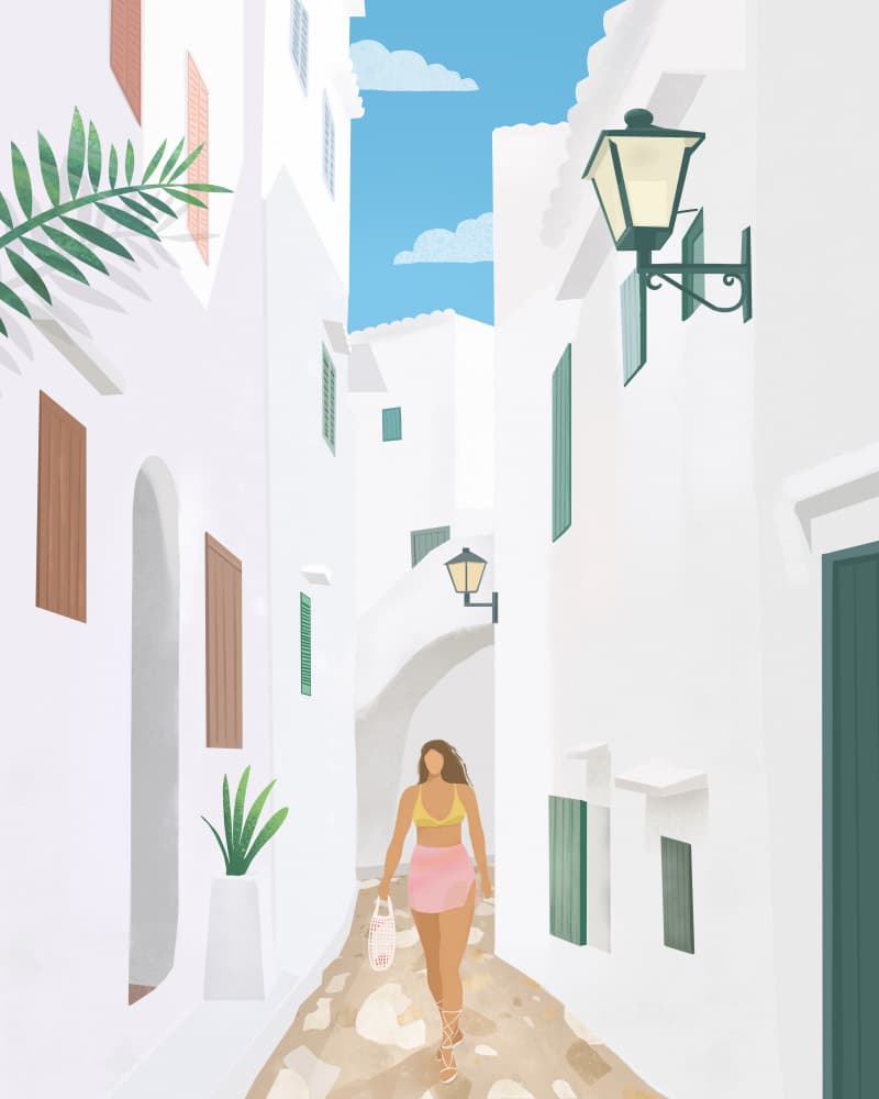 Menorca by Petra Lizde — canvas wall art