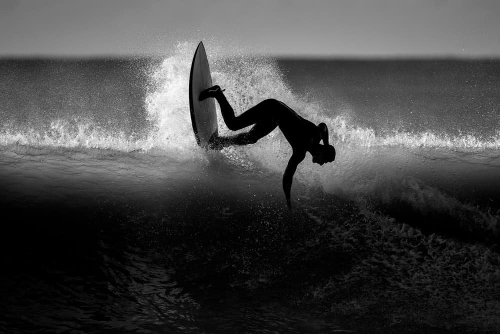 Dynamic Surf Action by Massimo Mei — canvas wall art
