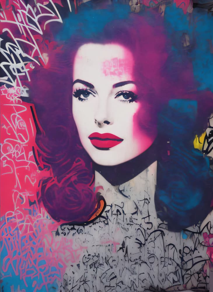 Vibrant Pop Art Woman by Cicero Spin — canvas wall art