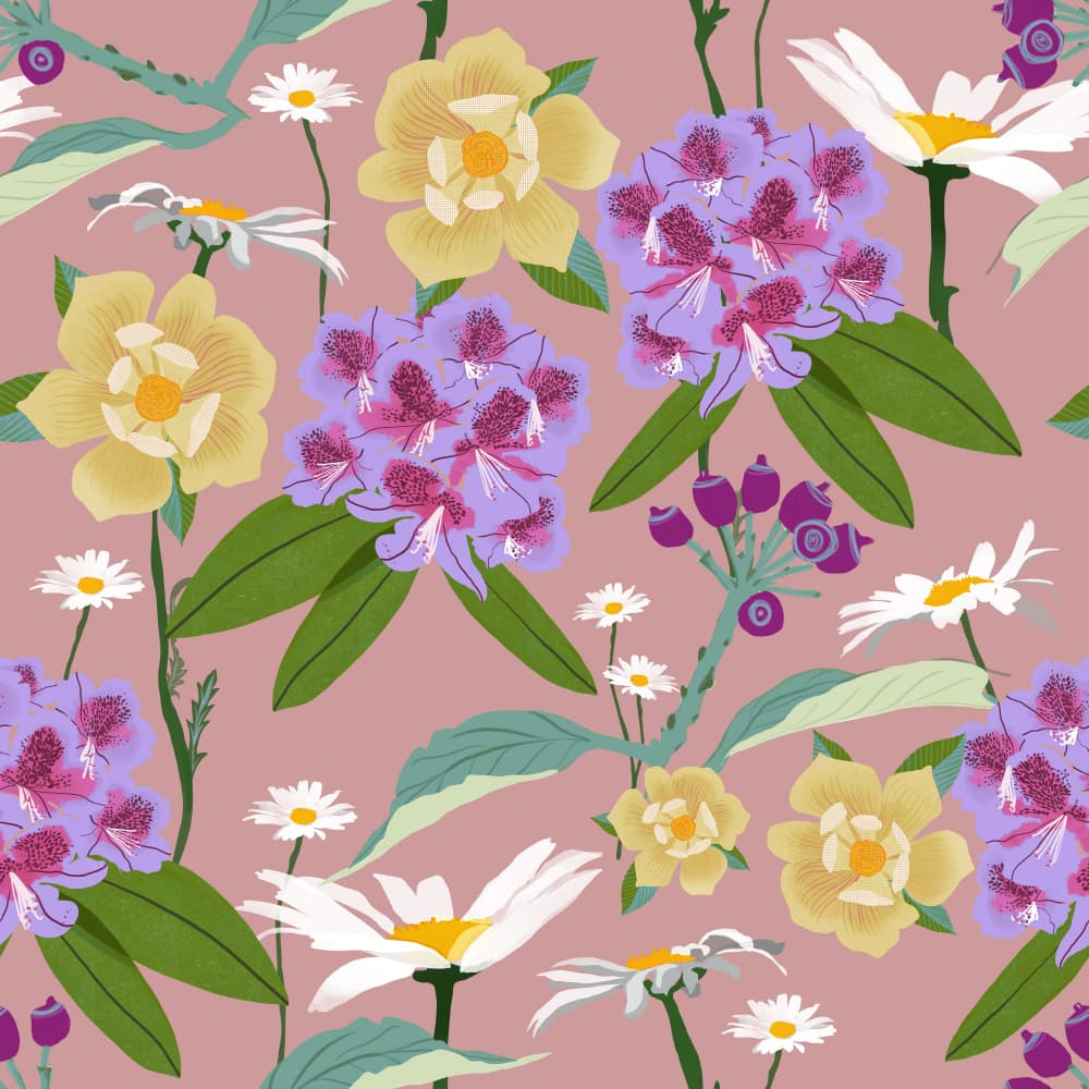 Vibrant Floral Garden