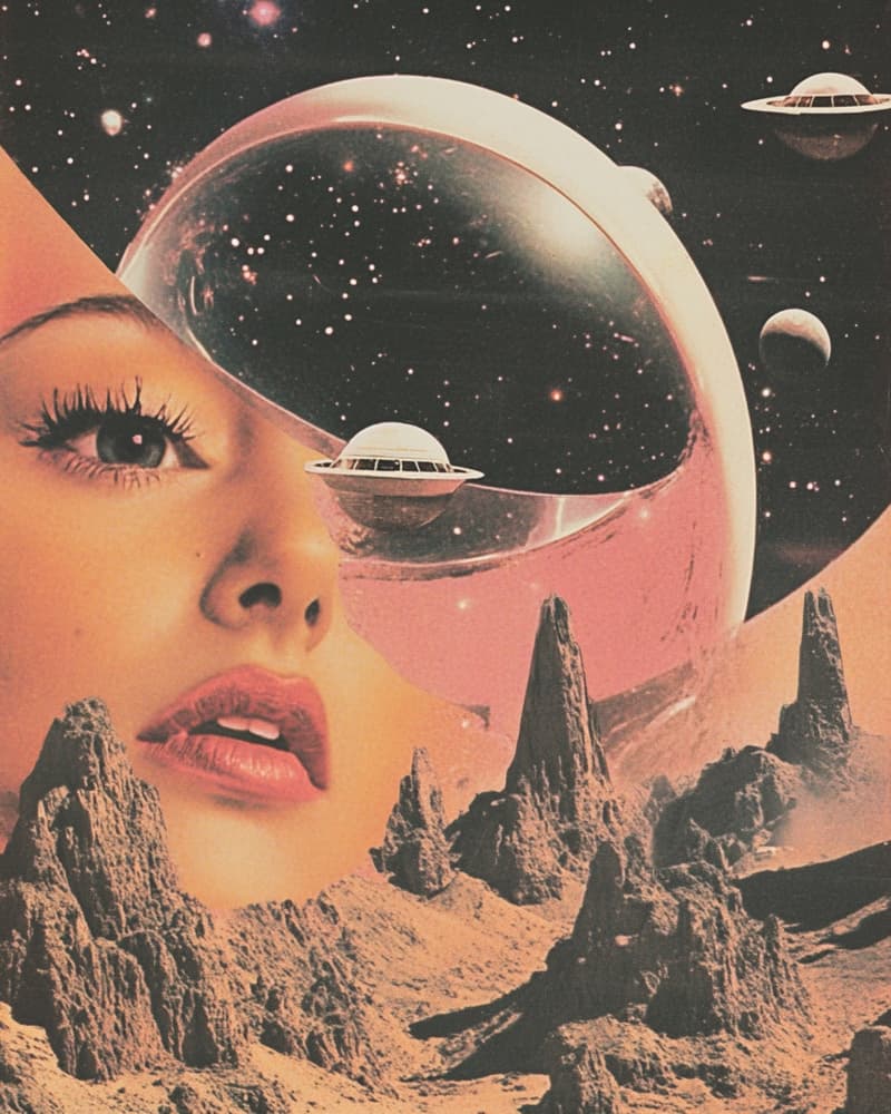 Cosmic Desert Dream by Samantha Hearn — canvas wall art