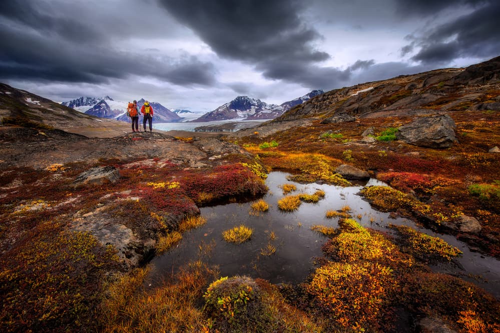 Autumn Mountain Adventure by Atul Chopra — canvas wall art