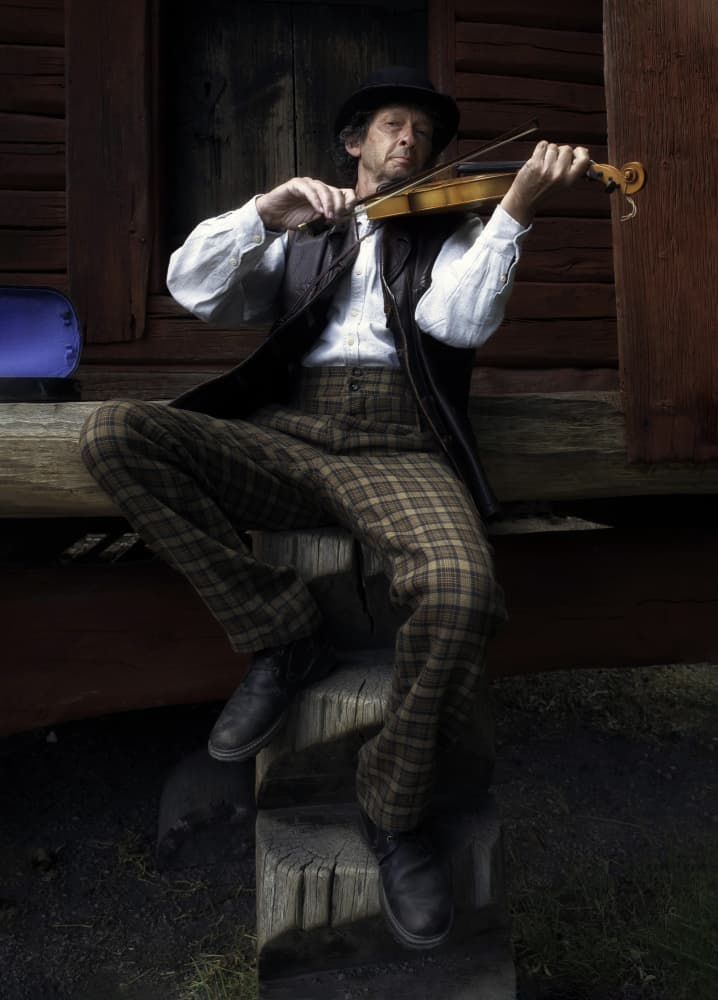 Rustic Fiddler's Tune by Karim Al Thahaby — canvas wall art
