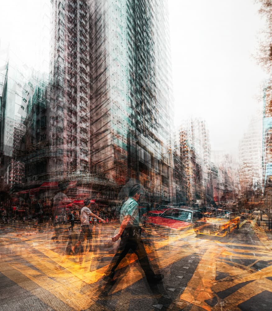 Abstract Urban Motion by Carmine Chiriacò — canvas wall art