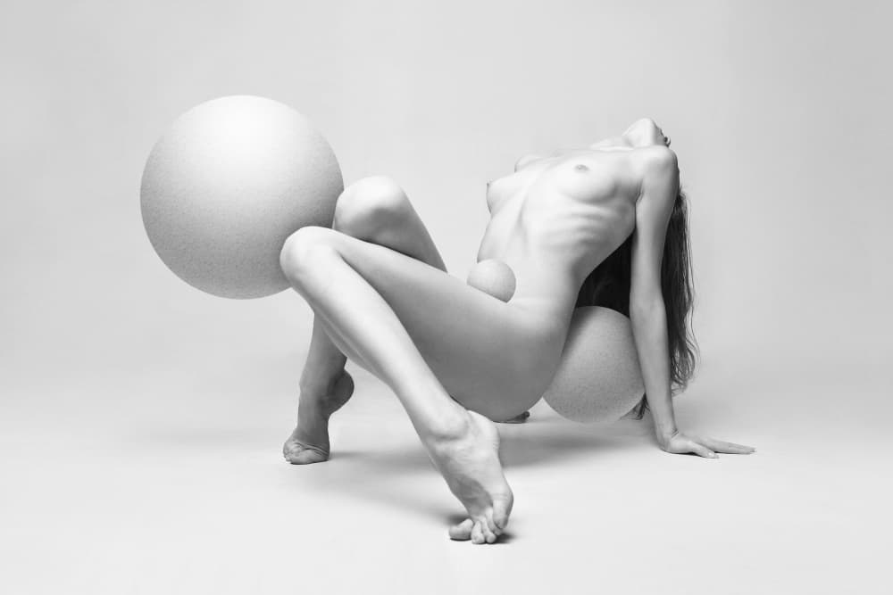 Three spheres of life by Ruslan Kolodenskiy — canvas wall art