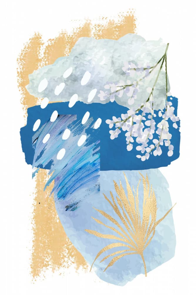 Abstract Sky Bloom by Sally Ann Moss — canvas wall art