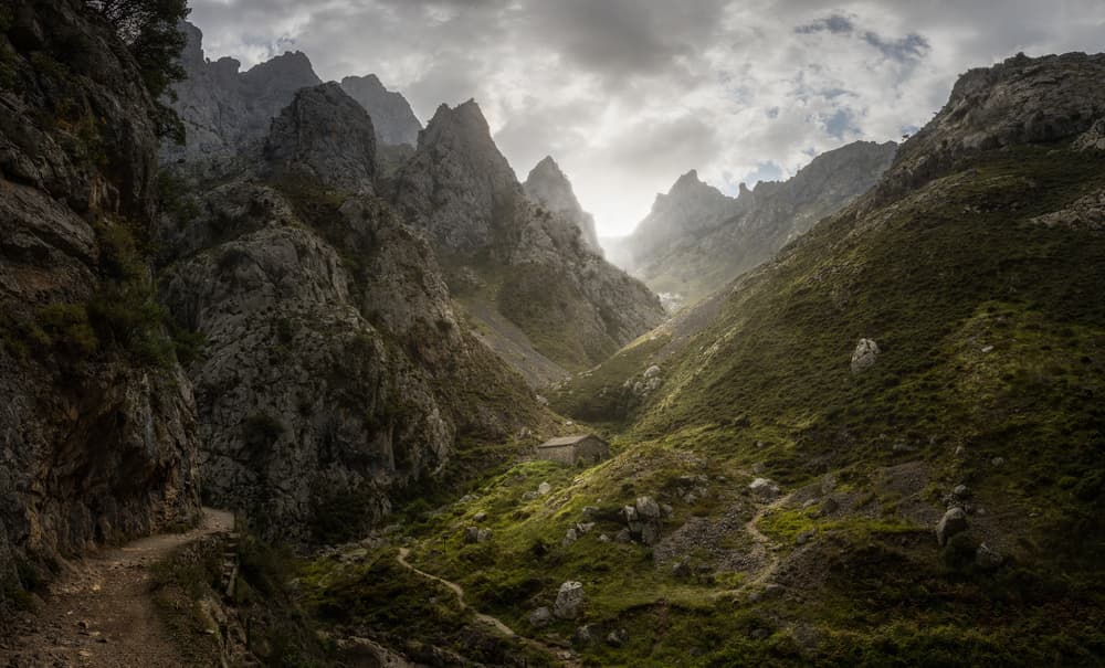 Dramatic Mountain Valley by Juan I. Cuadrado — canvas wall art