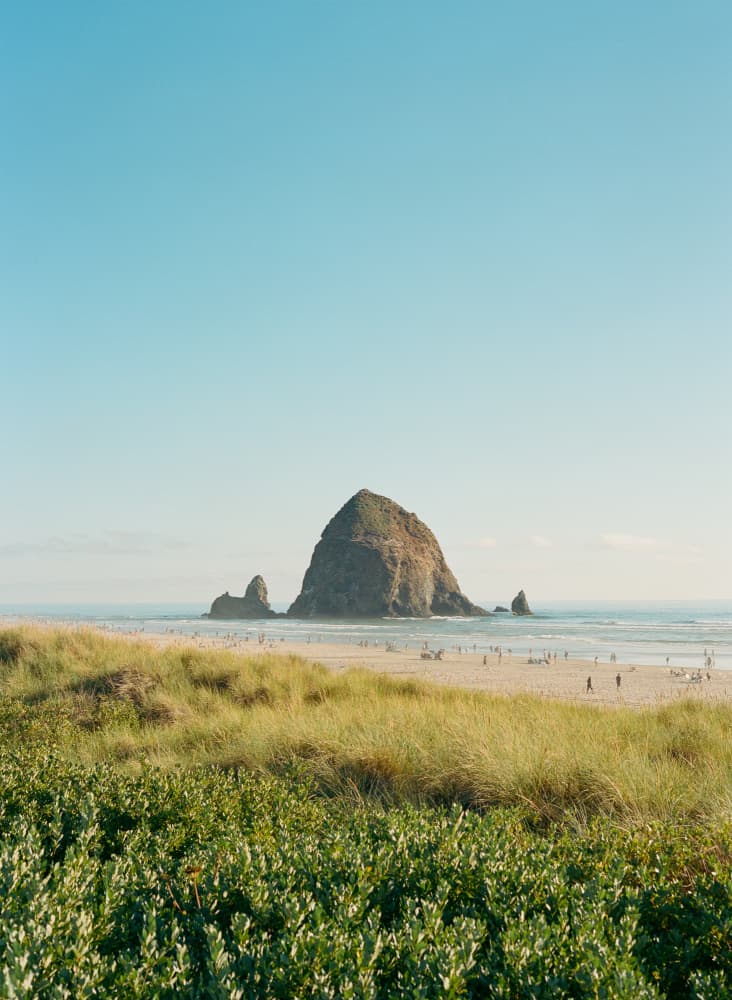 Haystack Rock Cannon Beach by Bethany Young — canvas wall art