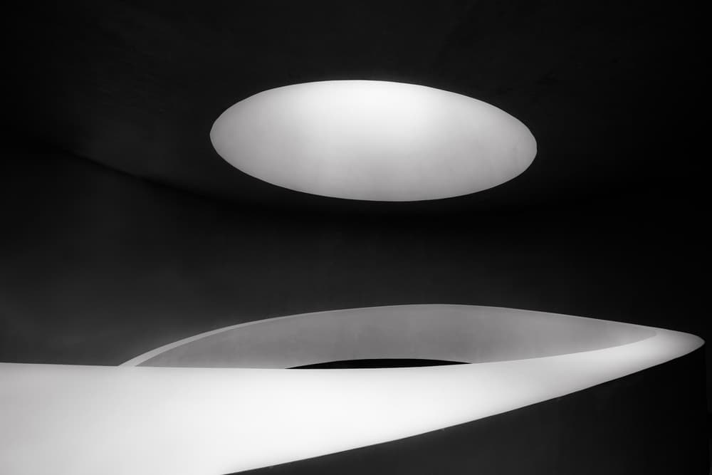 Abstract White Curves by Olavo Azevedo — canvas wall art