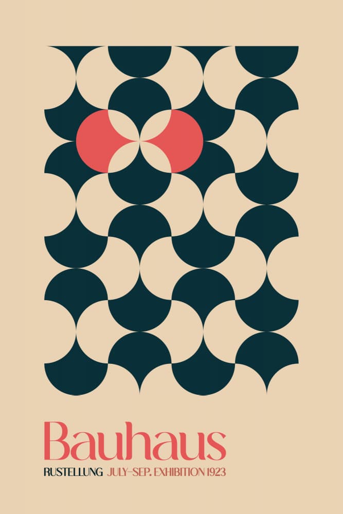 Geometric Harmony by Emel Tunaboylu — canvas wall art