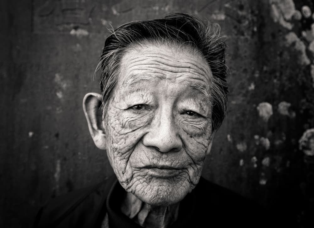 Wise Woman Portrait by Kurt Klein — canvas wall art