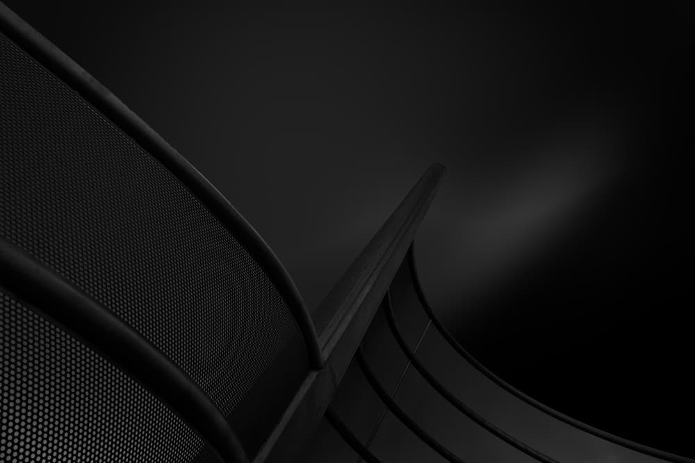 Dark Abstract Curves by Jeroen van de Wiel — canvas wall art
