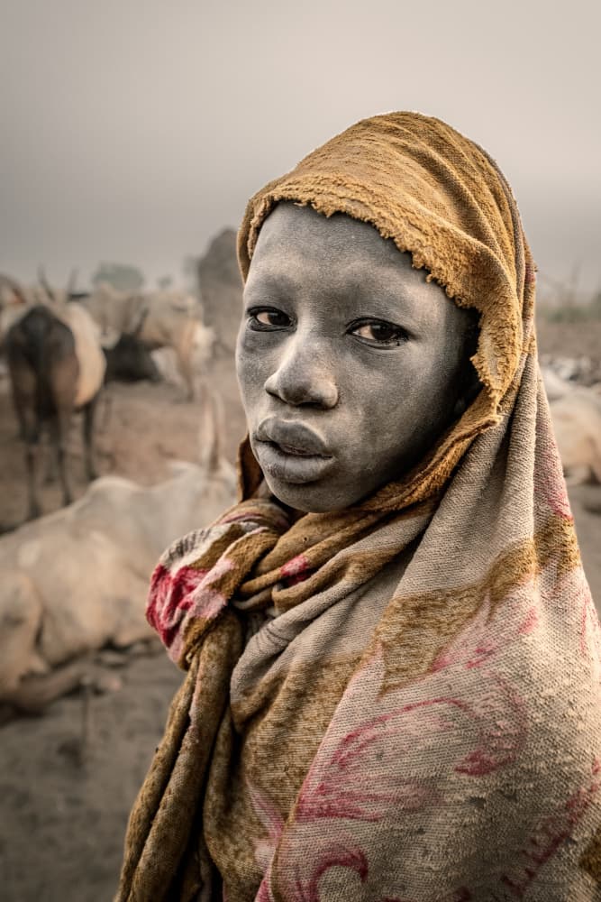Young African Gaze by Trevor Cole — canvas wall art