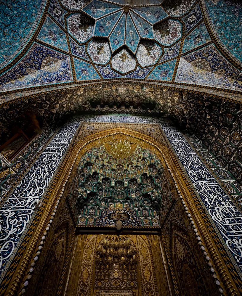Ornate Persian Archway by Mayalazzawi — canvas wall art