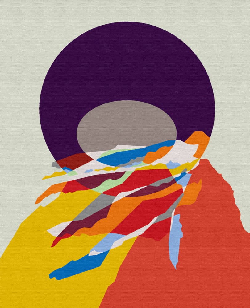 Vibrant Mountain Horizon by Rafa Mateo — canvas wall art