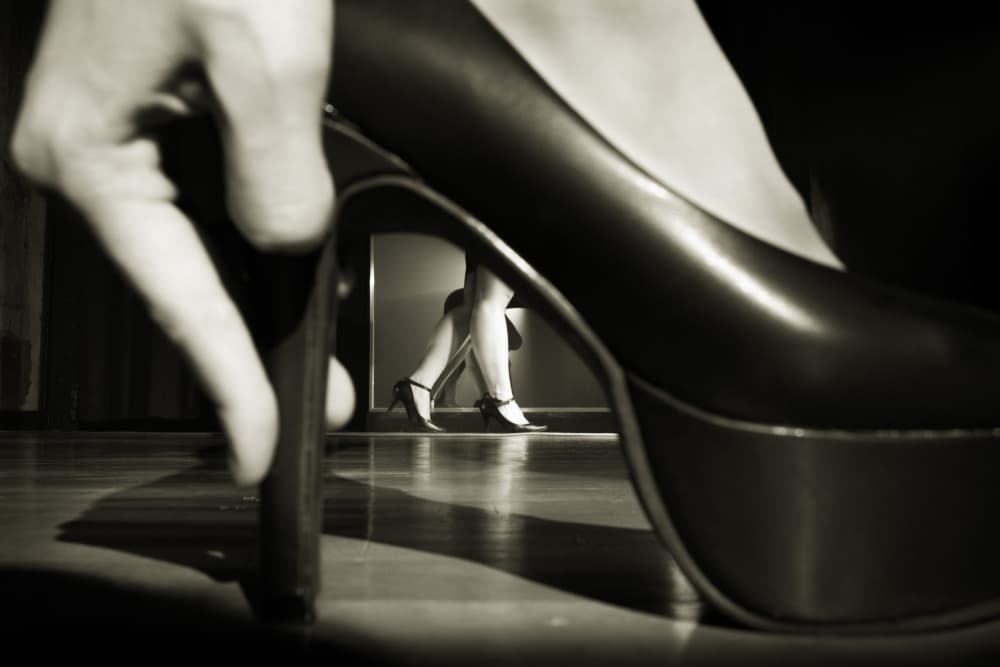 High Heels Walking by Kenichiro Hagiwara — canvas wall art