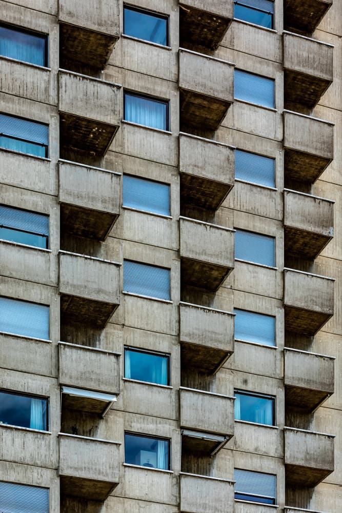 Urban Concrete Geometry by Franco Tessarolo — canvas wall art