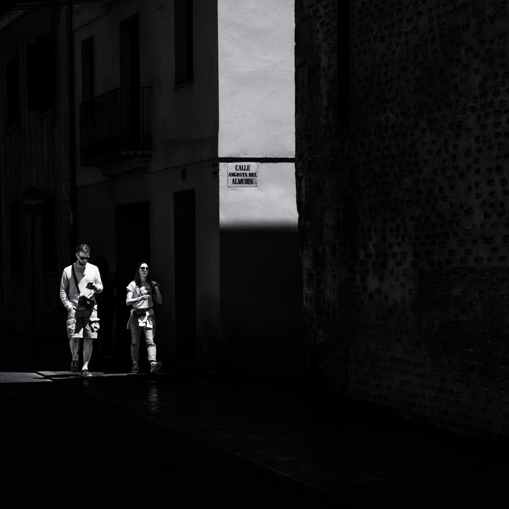 Old Town Light and Shadow by Rolf Endermann — canvas wall art
