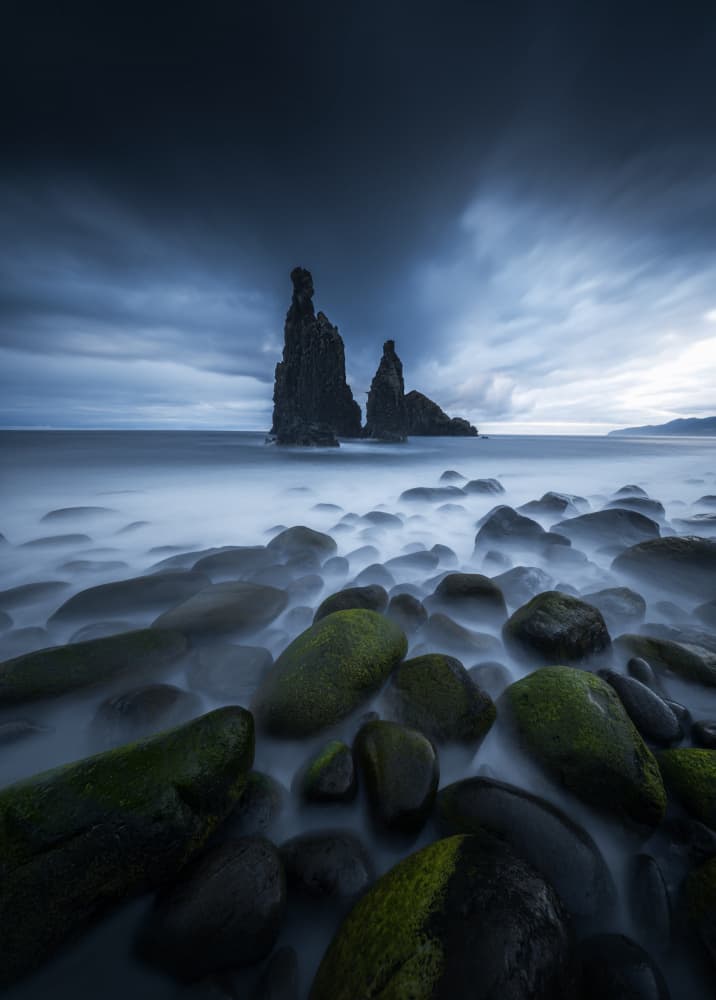 Serene Sea Stacks by NingYun Ye — canvas wall art