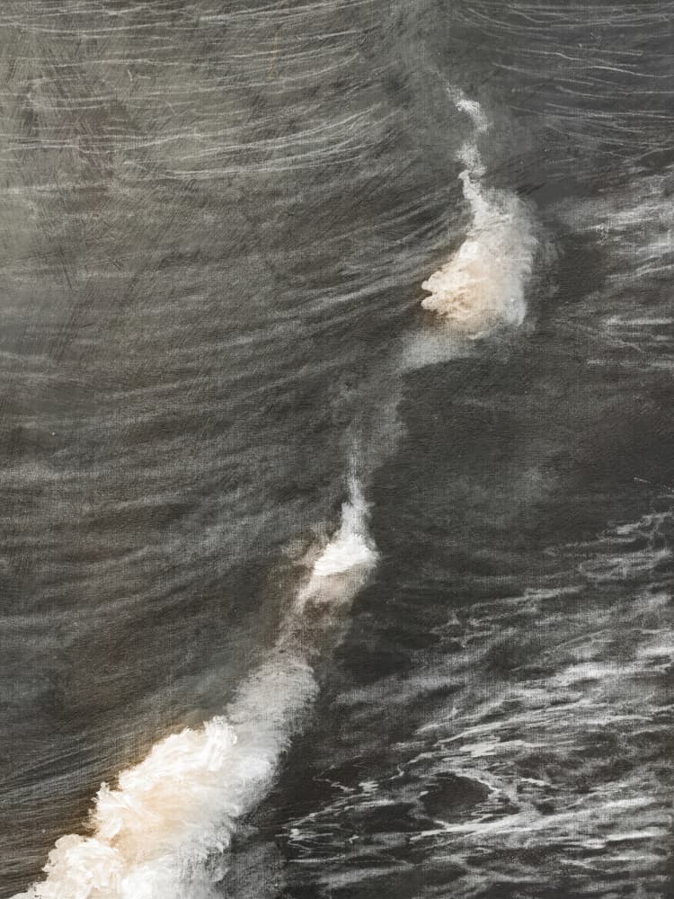 Nine Thirty Wave by Dan Hobday — canvas wall art