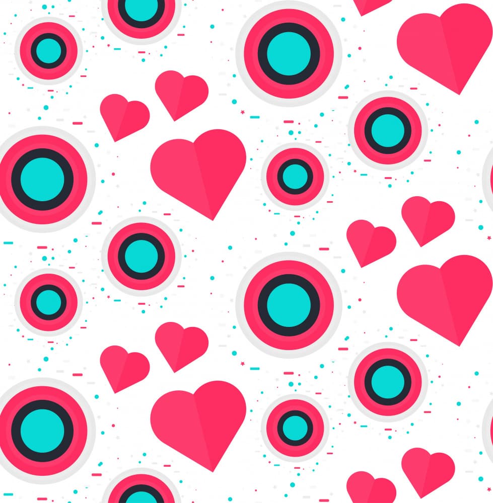 Modern Love Circles by Marika Barsrsind — canvas wall art