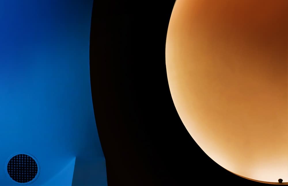 Celestial Blue Glow by Henk van Maastricht — canvas wall art