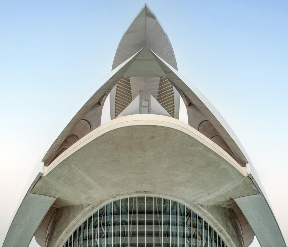 Modern Architectural Curves by Linda Wride — canvas wall art