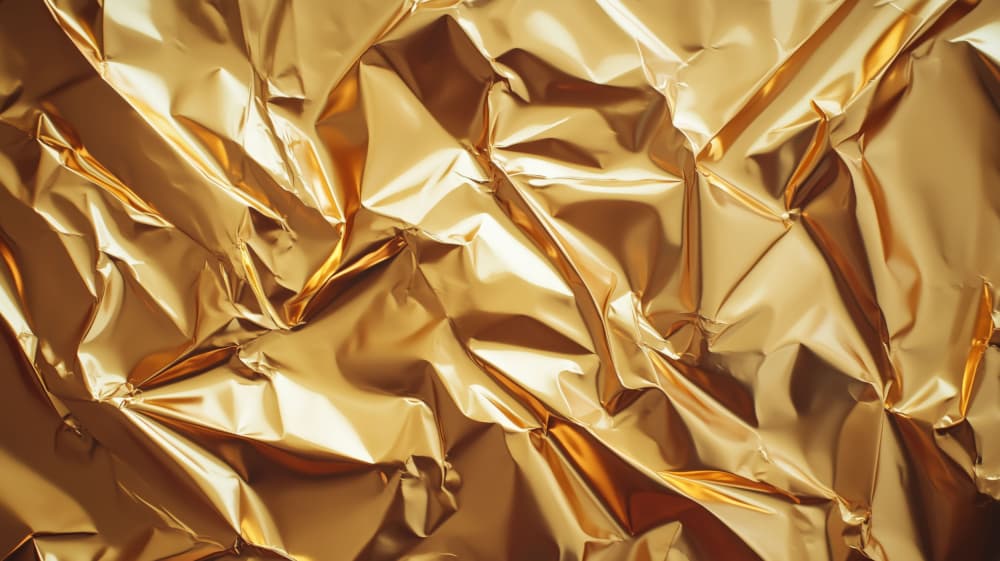 Shimmering Gold Texture by Marika Barsrsind — canvas wall art