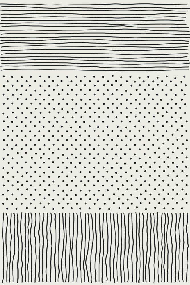 Abstract Lines and Dots by jay stanley — canvas wall art