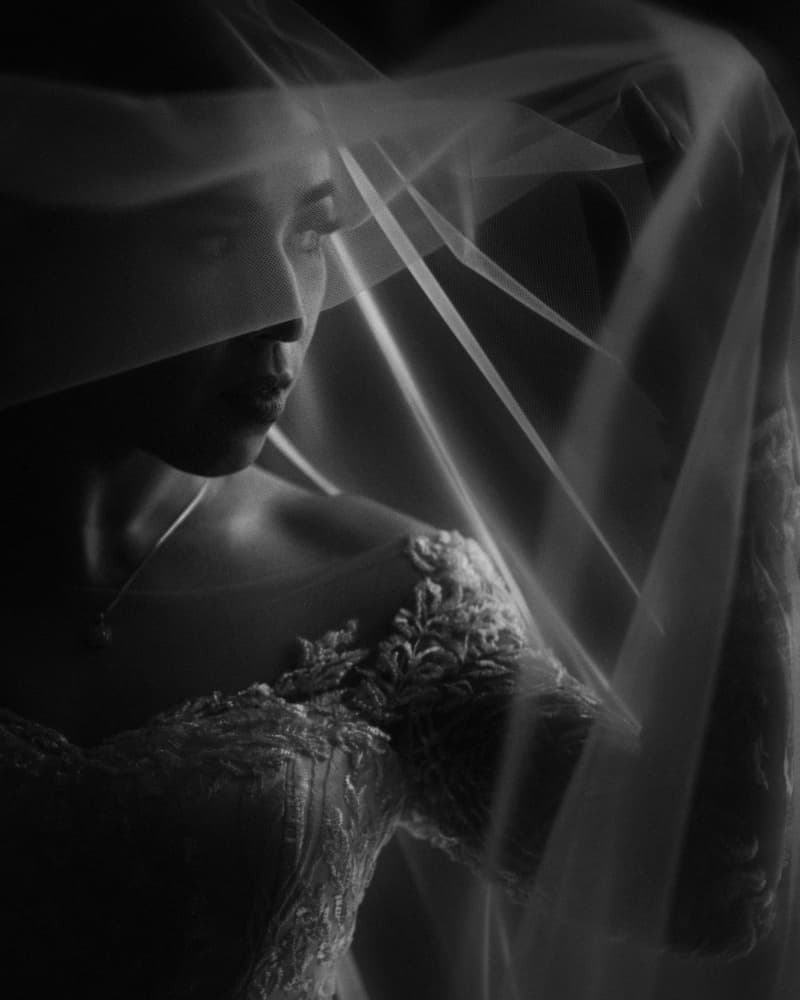 Ethereal Bridal Portrait by Ivan Marlianto — canvas wall art