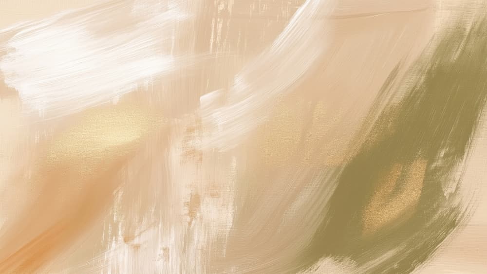 Warm Neutral Brushstrokes by Marika Barsrsind — canvas wall art