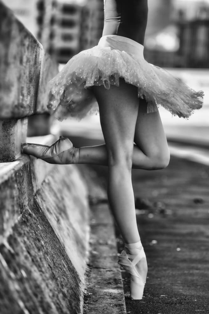Ballerina Pointe Elegance by Michael Groenewald — canvas wall art