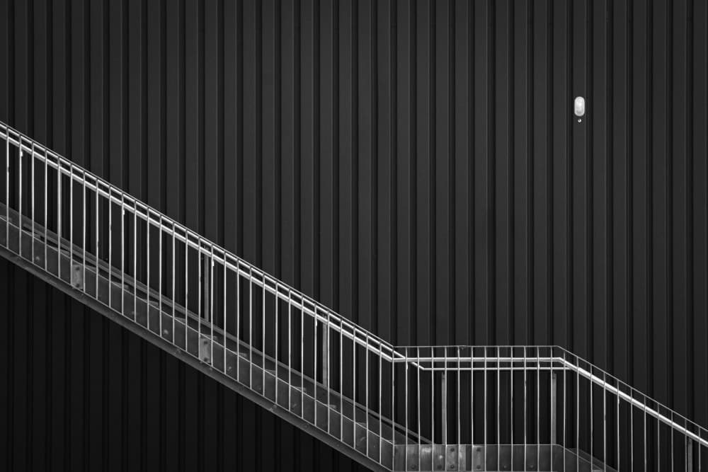 Modern Urban Staircase by Streiff Marcel — canvas wall art