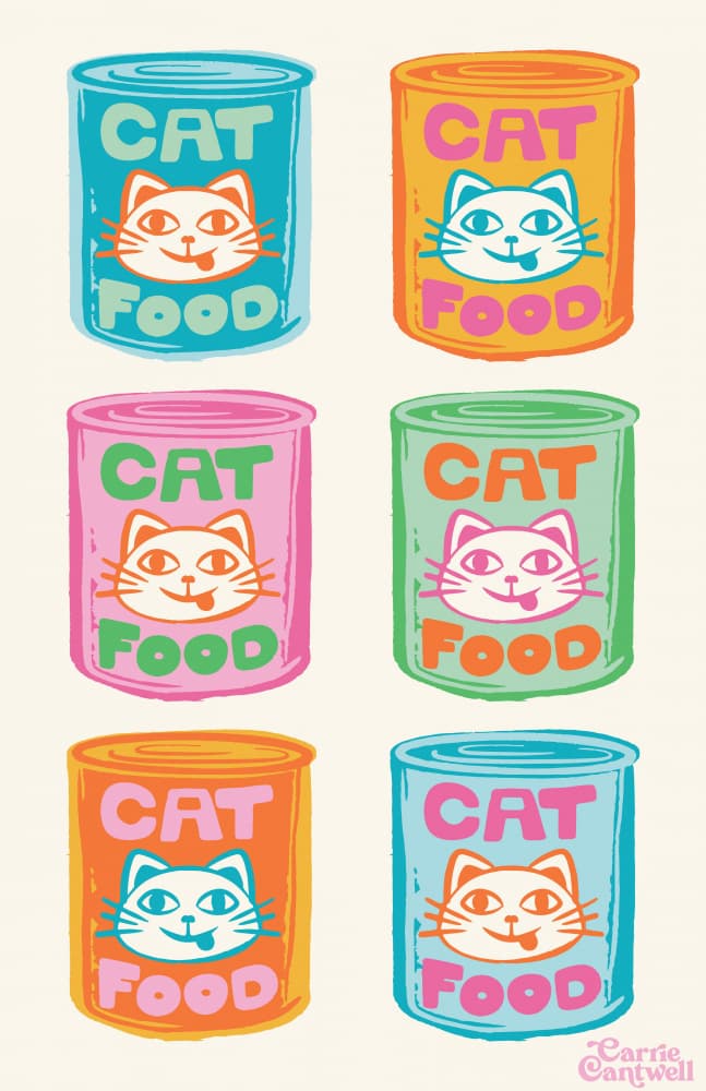 Pop Art Cat Food