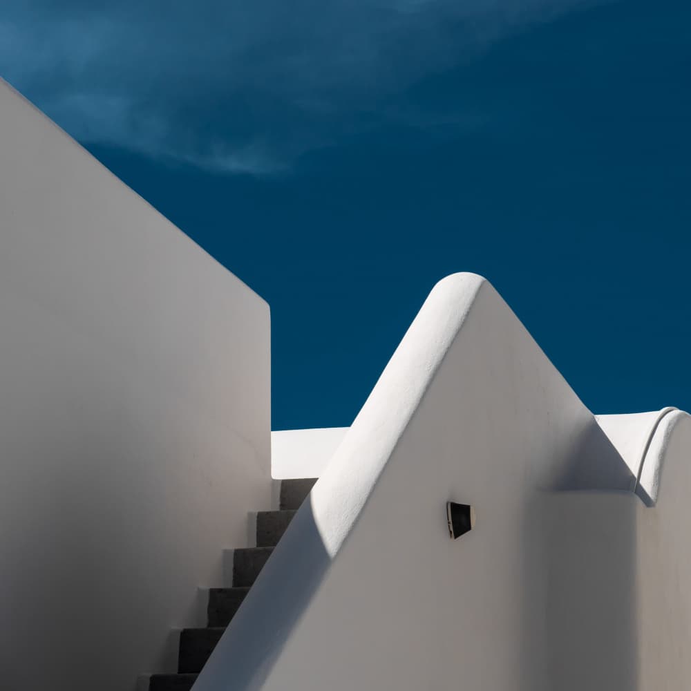 Minimal Greek Architecture by Markus Auerbach — canvas wall art