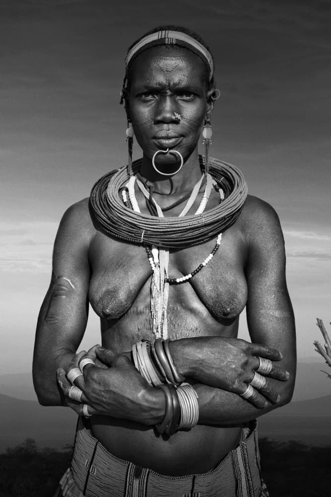 Adorned Tribal Woman by Svetlin Yosifov — canvas wall art