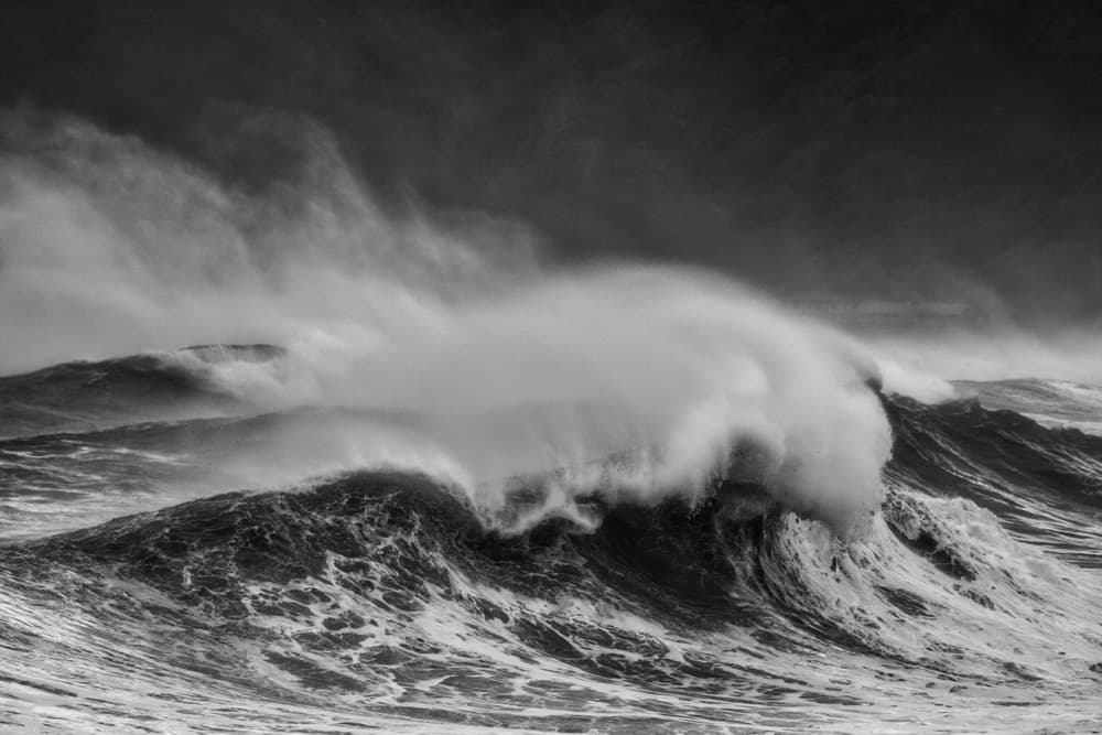 Crashing Ocean Waves by Takafumi Yamashita — canvas wall art
