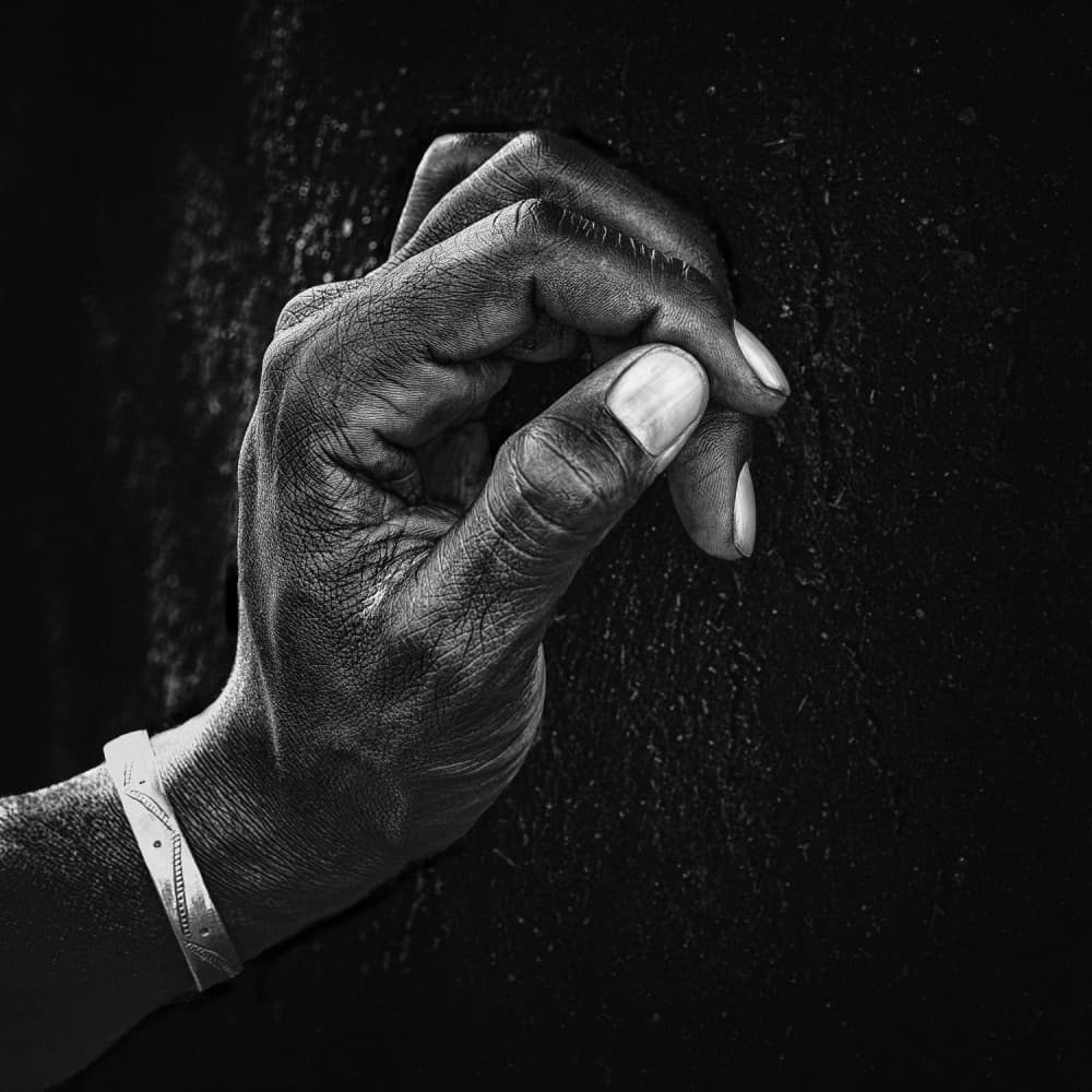 Quiet Hand with Bracelet by Piet Flour — canvas wall art