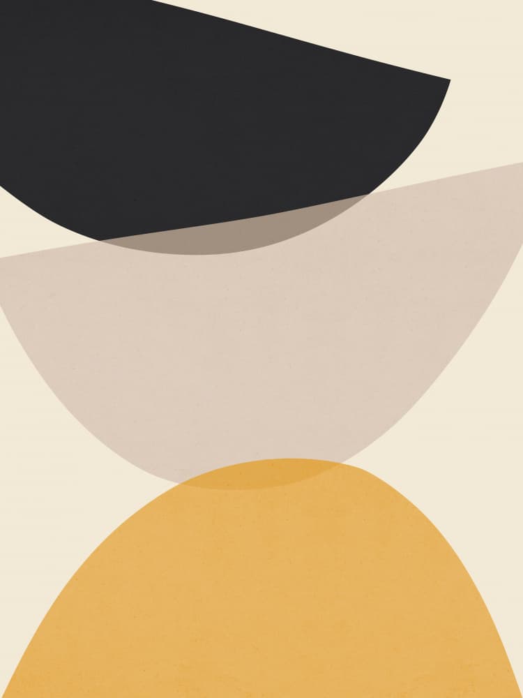 Abstract Earth Tones by Vitor Costa — canvas wall art
