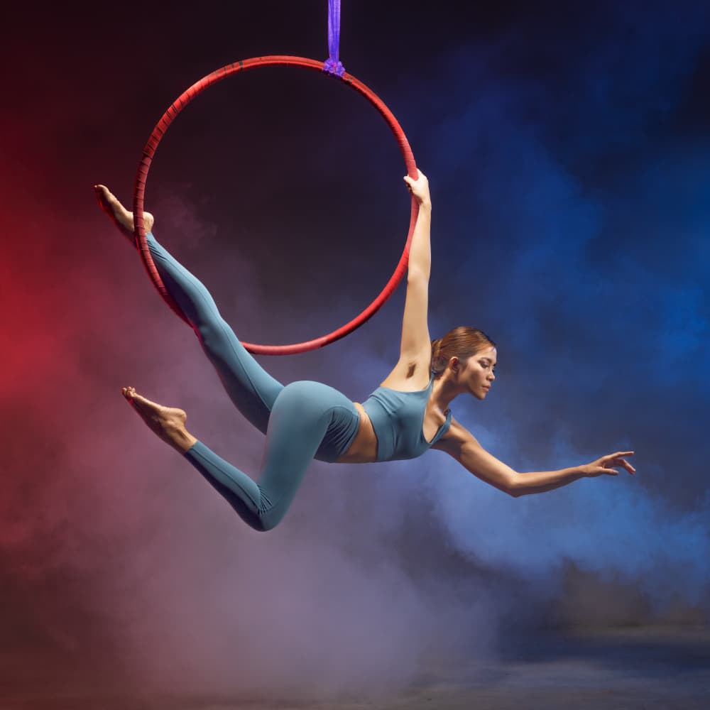 Graceful Aerialist Flow by Lisdiyanto Suhardjo — canvas wall art